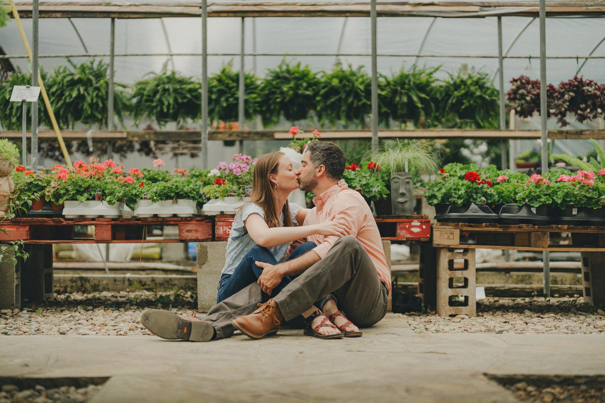 A Colorful Engagement Shoot at Hillview Garden and Floral